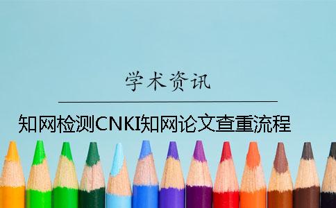 知网检测CNKI知网论文查重流程